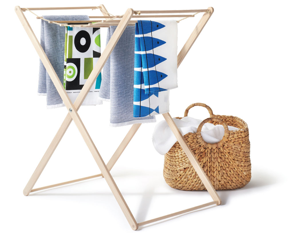 drying rack, towels, Foundry Home Goods