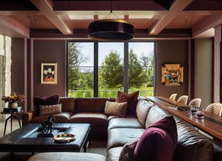 Explore Societal Shifts and Their Effects on Design ASID says quiet luxury is giving way to saturated color. We see this in projects like this Midwest Design Award winner (Use of Color) from Hendel Homes. The living space is drenched in a bold, custom merlot tone.