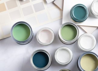 Color swatches and samples for your walls can help determine what color to paint a room.